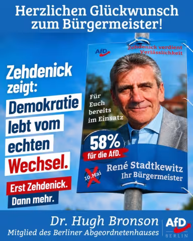 Zehdenick Bürgermeister 