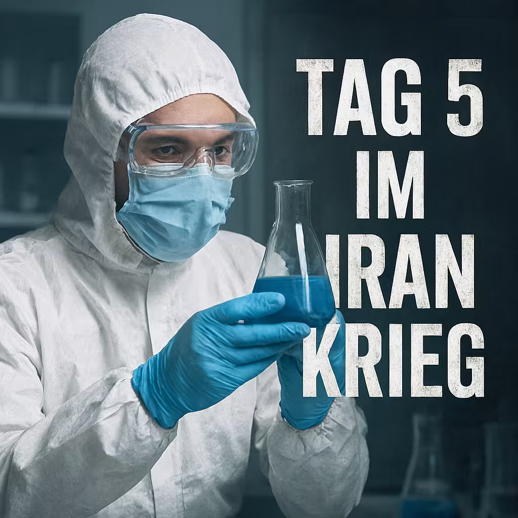 Tag 5 im Iran Krieg, bald kommen die Chemiker an die Reihe