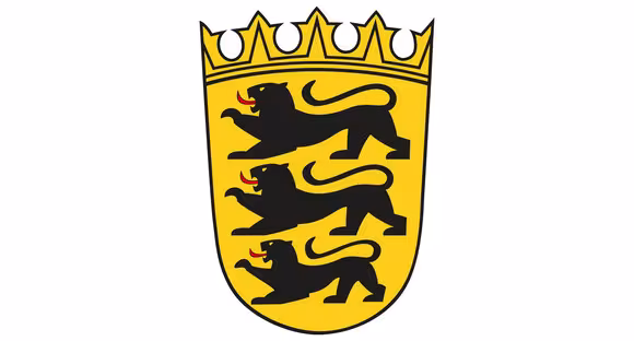Das Wappen von Baden-Württemberg 